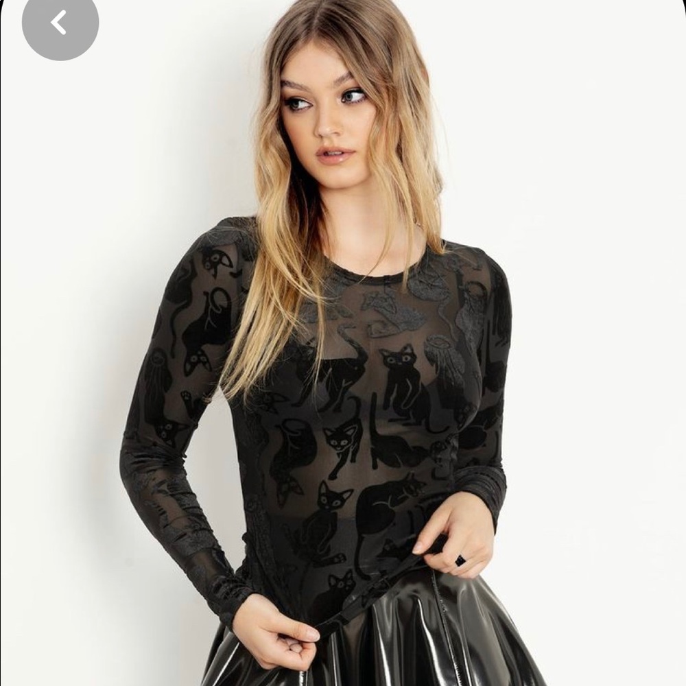 BlackMilk cat long sleeve